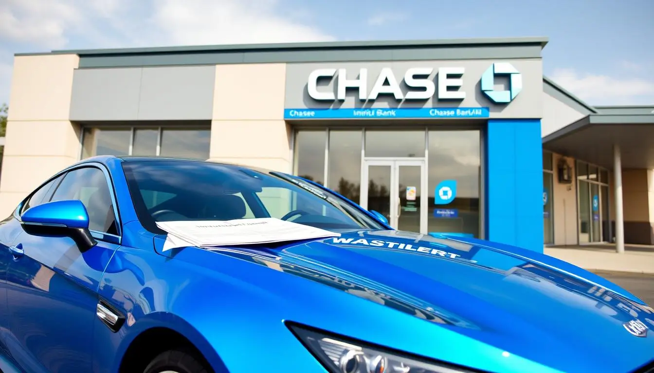 Préstamo de vehículo Chase Bank, crédito automotriz Chase Bank, financiamiento